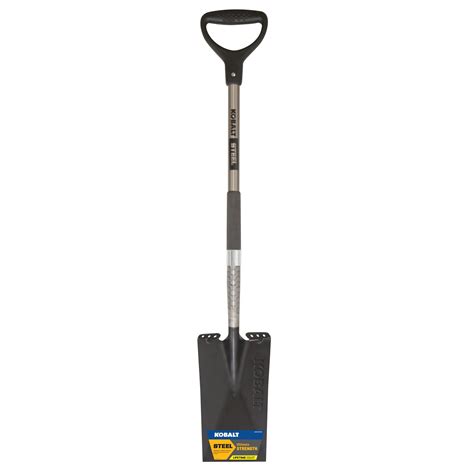 Pointed <b>shovel</b> tip helps break through tough ground and rocky soil. . Spade shovel lowes
